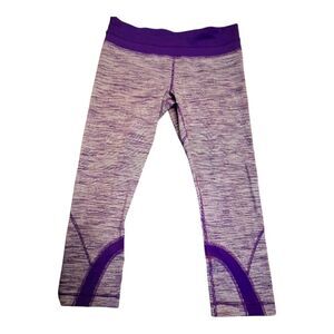 LULULEMON Run: Inspire Crop II All Luxtreme Wee Are From Space Bruised Berry 8